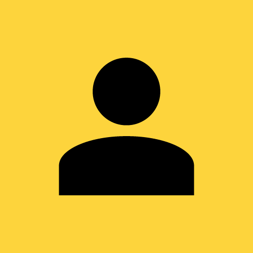 Retro Placeholder Avatar Yellow